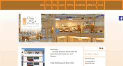Desktop Screenshot of cityhotel-garni.de